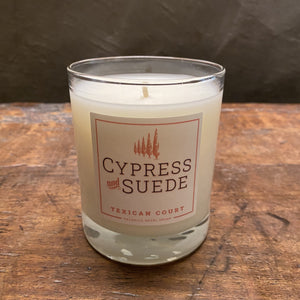 Texican Court Cypress & Suede Candle