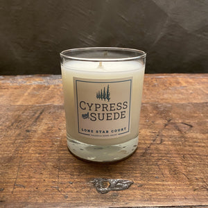 Lone Star Court Cypress and Suede Candle