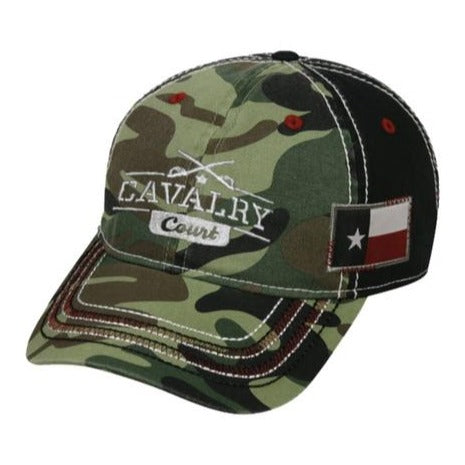 Cavalry Court Adjustable Texas Flag Cap