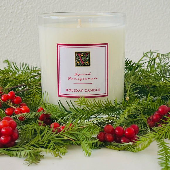 Spiced Pomegranate Holiday Candle